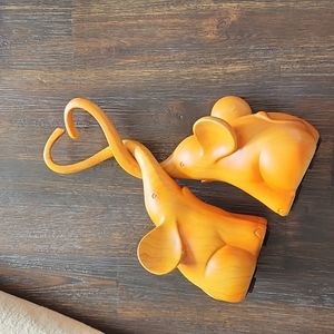 Wooden elephant decor